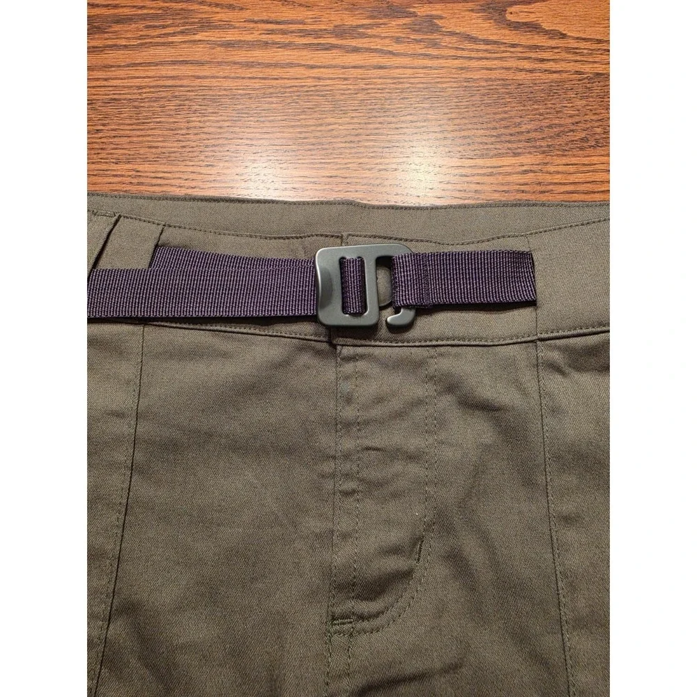 NWT Pearl‎ Izumi Rove Shorts Womens Sz 4 Olive Green Belted Casual Cycling 5.5